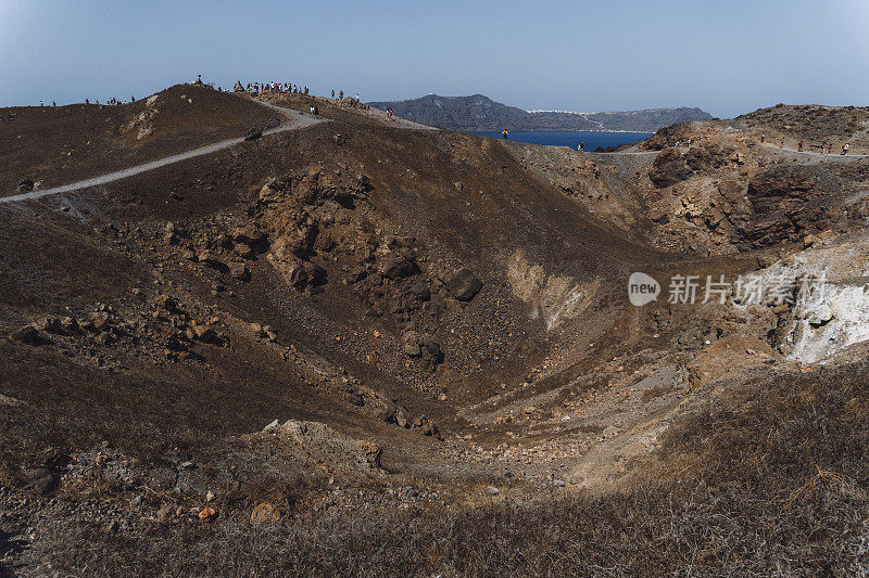 火山Nea Kameni